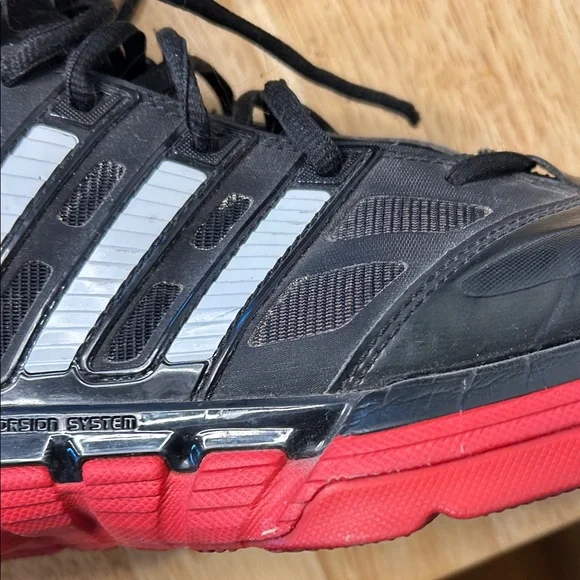 adidas Black and Red Men's Shoes - Picture 8 of 12